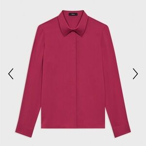 NWT Theory Silk Shirt